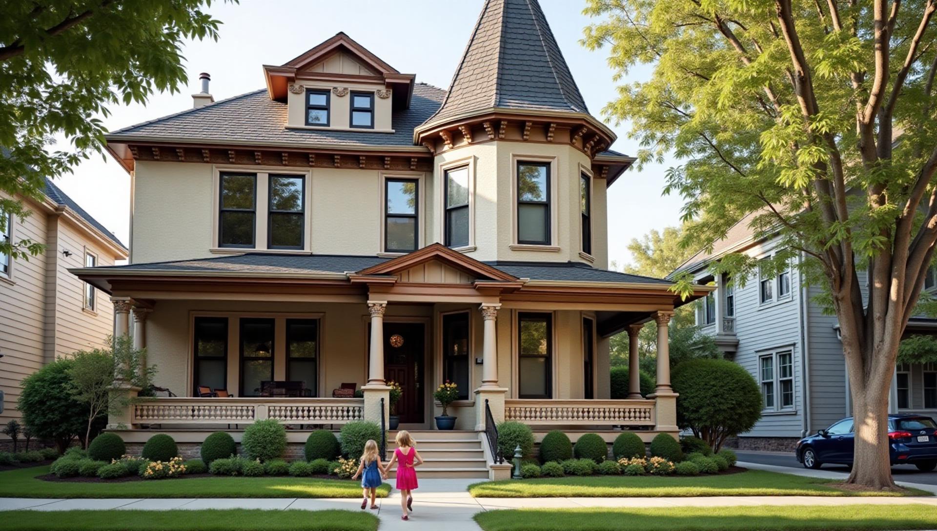 Whole-home exterior transformation of a classic home